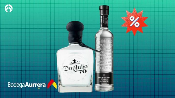 Tequila Don Julio 70 y Maestro Dobel Diamante: COMBO de lujo en remate en Bodega Aurrera