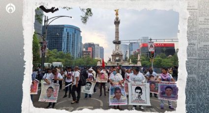 Caso Ayotzinapa: padres marchan desde el Ángel hasta el Zócalo