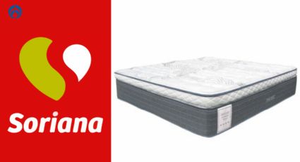 Soriana aplica enorme descuento a colchón King Size Restonic