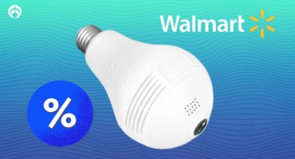 Walmart remata cámara espía en forma de foco para mantener tu casa muy segura y vigilada