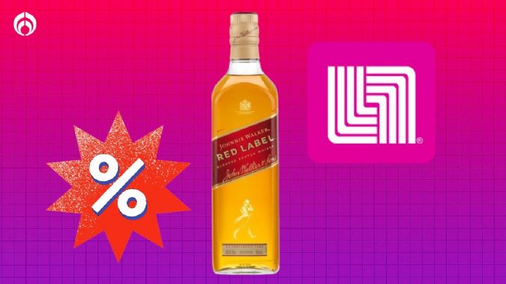 Johnnie Walker Red Label: gran oferta en la botella de whisky durante la Venta Nocturna de Liverpool