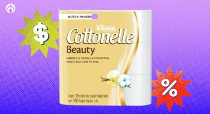 Walmart tiene baratísimo el papel de baño Cottonelle Beauty de hojas triples con 18 rollos