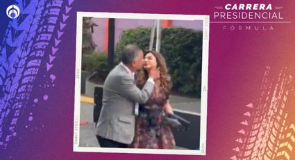 Santiago Nieto y Carla Humphrey otra vez se 'derriten de amor': así romancean previo al debate (VIDEO)