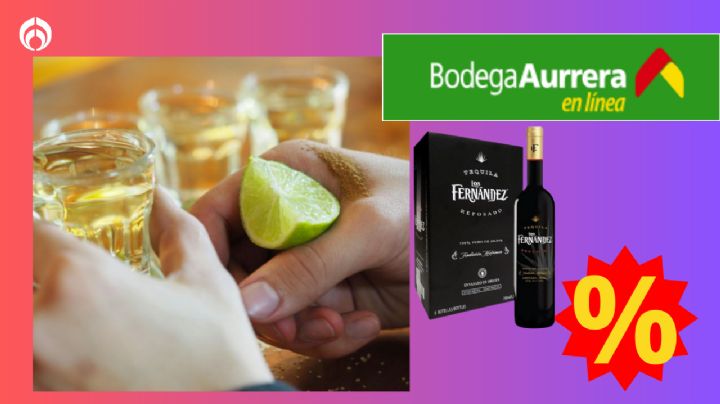 Bodega Aurrera vende este paquete de 6 tequilas Los Fernánez reposado con un descuentazo