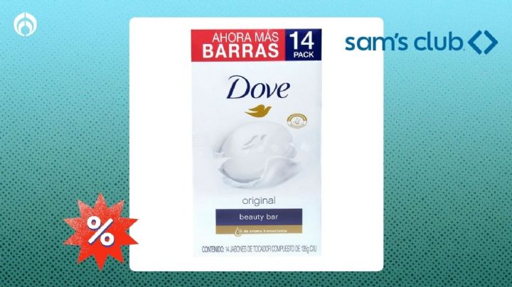 ¿Qué tan bueno es el paquete de jabón Dove Original que Sam's Club rebaja?