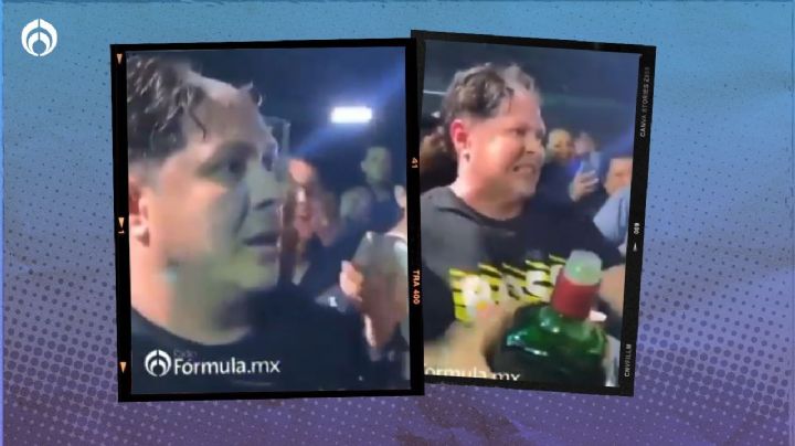 (VIDEO) Rapan a candidato de Morena y arma 'escenita' en concierto de Grupo Firme