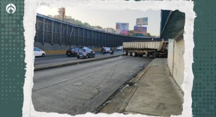 Caos en Circuito Interior: tráiler se 'estrella' contra casa y desata tráfico (VIDEO)