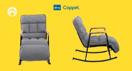 Coppel tiene baratísimo este sillón mecedora, ideal para descansar