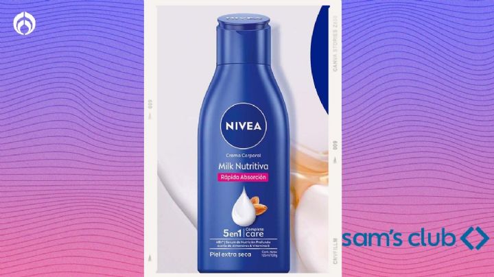 ¿Qué beneficios tiene la crema Nivea Milk Nutritiva que Sam's Club tiene en remate?