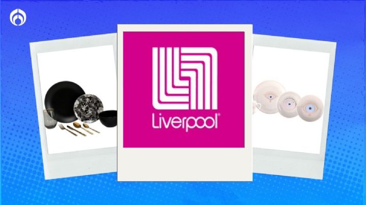 Outlet Liverpool: las elegantes vajillas de porcelana de hasta 30 piezas en remate