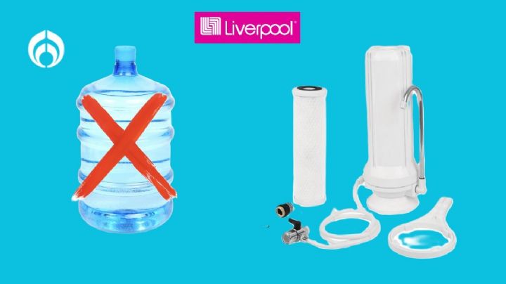 Liverpool tiene al 2x1 este purificador de agua para tarja, ¡para que ya no compres garrafón!