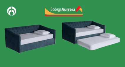 Bodega Aurrera rebaja el precio de esta cama doble con colchones incluidos