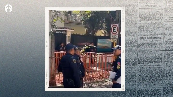 'Blindan' a la Embajada de Ecuador en México: policías resguardan sede por tensión política