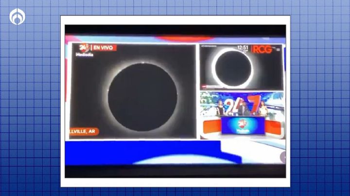 Se puso raro el Eclipse: Videoaficionado envía grabación a la tv de partes íntimas