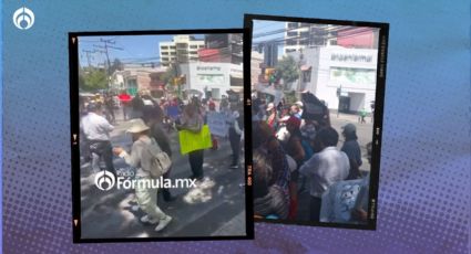 Agua con olor a gasolina: vecinos de la Benito Juárez bloquean Insurgentes (VIDEO)