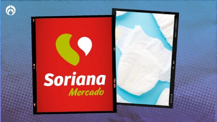 Soriana liquida ‘cajota’ de 176 pañales de marca que es buena, según Profeco