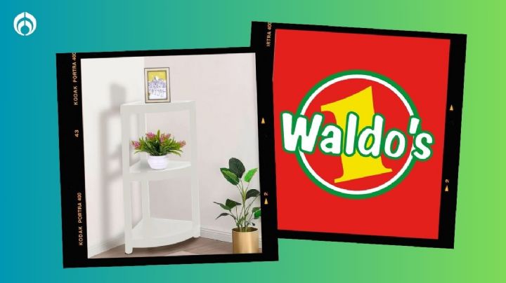 Waldo's tiene por menos de 300 pesos este organizador esquinero de 3 niveles para espacios pequeños