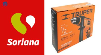 Soriana enloquece y pone a precio irresistible rotomartillo profesional de la marca Truper