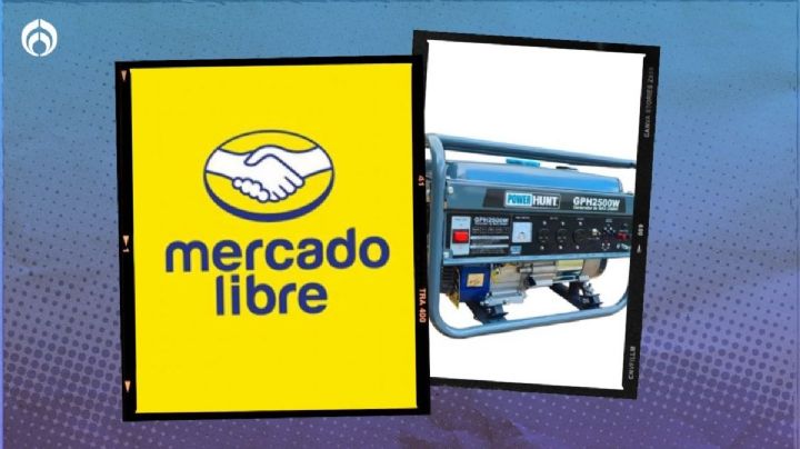 Mercado Libre rebaja generador de luz portátil con potencia máxima de 2,500 watts para los apagones