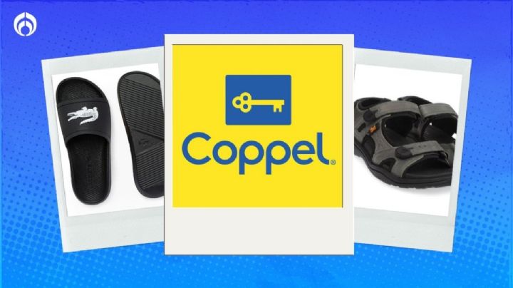 Coppel tiene estas sandalias negras de piel en rebaja cómodas y perfectas para el calor