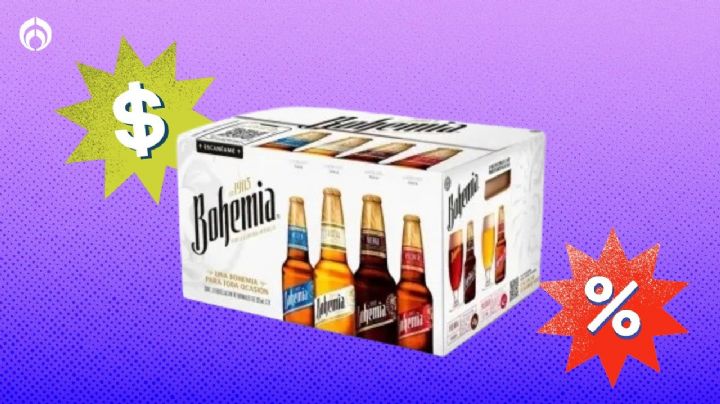 Sam's Club está rematando el cartón de cervezas Bohemia con 24 botellas de todas las variedades