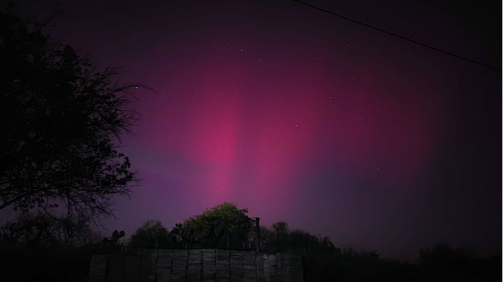 Auroras boreales: así se vivió el espectáculo 'rosa' en Sonora