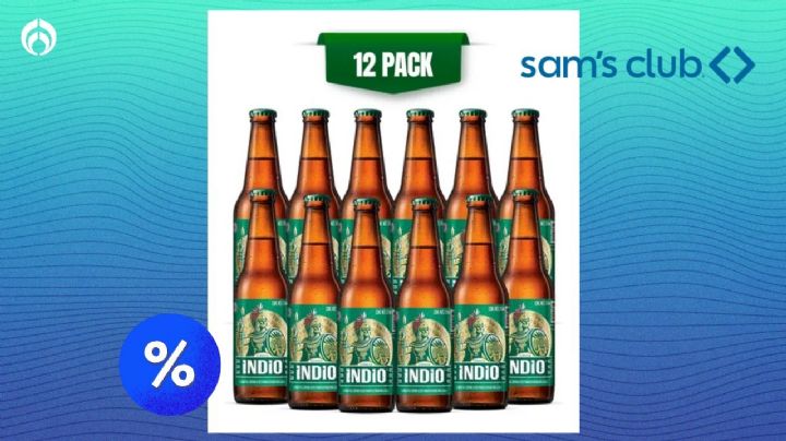 Sam's Club remata la caja de 12 cervezas Indio para quitarte el calor