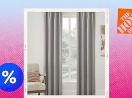Home Depot tiene baratísimas las cortinas black-out que impiden el paso del calor