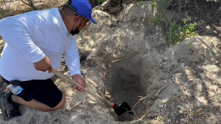 Localizan diez cuerpos de 13 fosas clandestinas ubicadas en La Paz