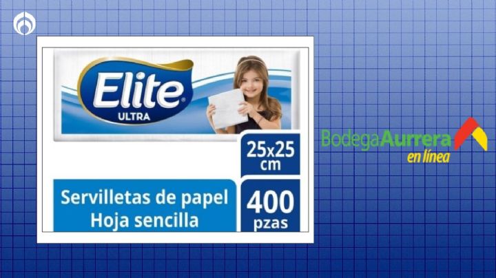 Bodega Aurrera rebaja las servilletas mexicanas más absorbentes y resistentes, según Profeco