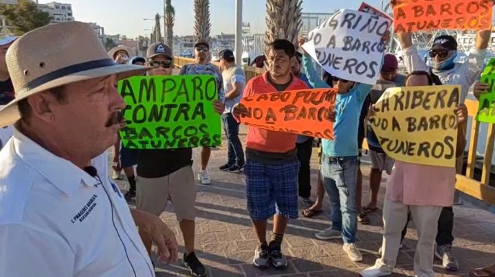 Pescadores exigen un alto a la entrada de barcos atuneros y camaroneros en Los Cabos