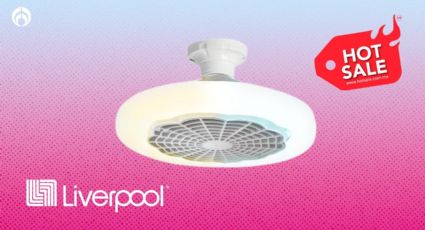 Liverpool Hot Sale remata moderno ventilador de techo con potente flujo de aire y 3 colores de luz