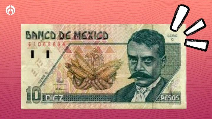 El billete de 10 pesos con la imagen de Emiliano Zapata que vale casi UN MILLÓN de pesos