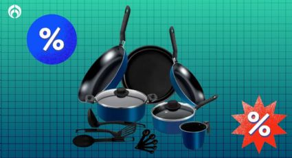 La batería de cocina Ekco de 17 piezas que Walmart remata en menos de 800 pesos