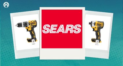 Sears aplica súper descuento de casi 4 mil pesos a kit de taladro con atornillador DeWalt