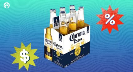 Soriana tiene regalado el six de cerveza Corona en botella de vidrio de 355 ml