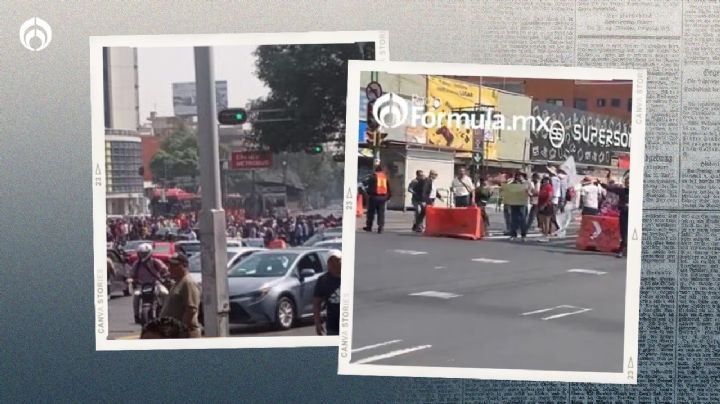 CNTE saca (más) el 'enojo': bloquean Insurgentes y Eje Central previo a reunión con AMLO