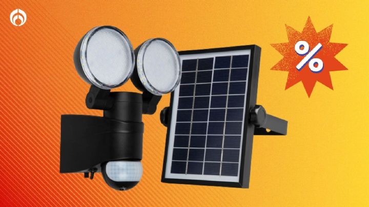 Home Depot ‘regala’ combo de lámpara con panel solar y sensor para ahorrar en el pago de luz