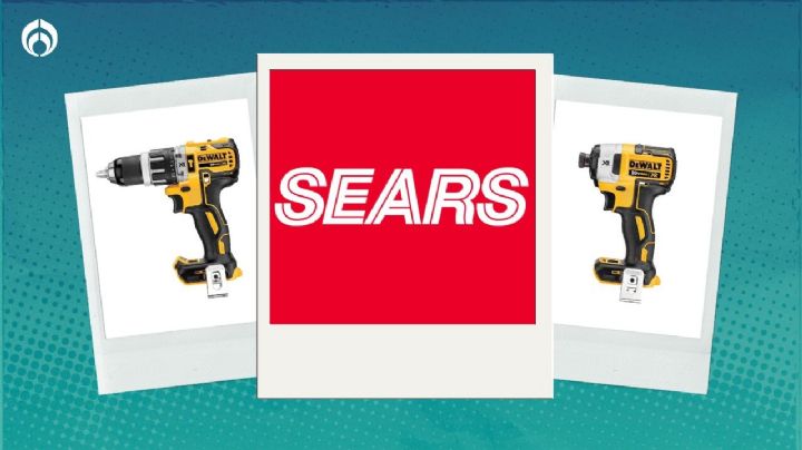 Sears aplica súper descuento de casi 4 mil pesos a kit de taladro con atornillador DeWalt