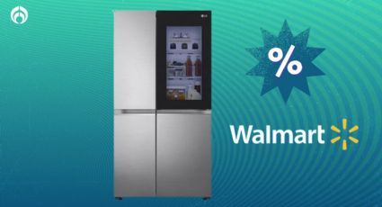 HOT SALE en Walmart: ventajas del enorme refrigerador LG con Instaview que está en rebaja