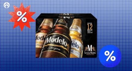 Bodega Aurrera remata el cartón de 12 cervezas Modelo premium, para refrescarte durante el calor