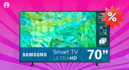 Sam's Club desploma el precio de pantallota Samsung 4K de 70" con muy buenas reseñas