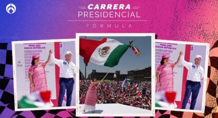 Al grito de 'Xóchitl Gálvez presidenta', Marea Rosa desborda el Zócalo capitalino