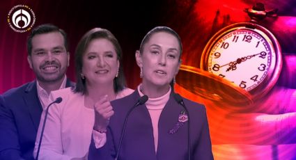 Inicia cuenta regresiva: estos son los números y gastos de Claudia, Xóchitl y Máynez