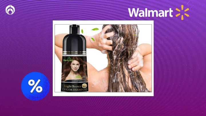 Walmart deja barato el shampoo Herbishh para acabar con las canas; ¡no maltrata el cabello!