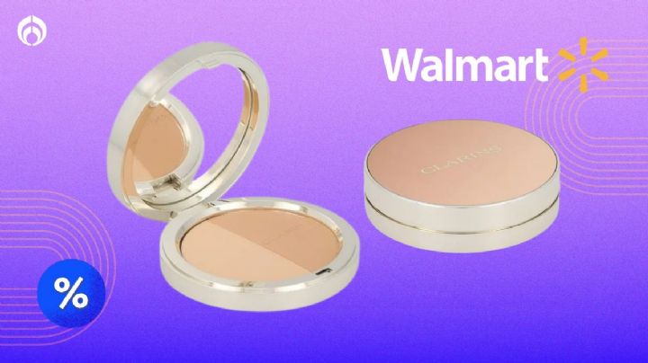 Walmart remata polvo compacto Clarins con palomita de Profeco; cubre acné y elimina el brillo