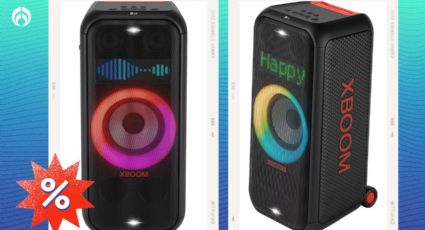 Liverpool tiene al 50% de descuento la bocina LG XBoom XL7 con batería de 20 horas continuas y luces