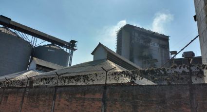 (VIDEO) Fuego y humo en Córdoba: así fue el incendio en una de las torres aceiteras La Patrona