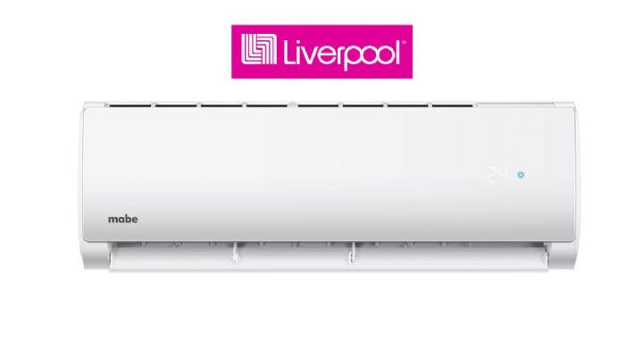 Liverpool puso este aire acondicionado, ahorrador de luz, a mitad de precio