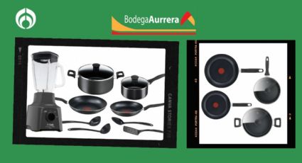 Bodega Aurrera puso en remate esta batería de cocina y licuadora T-Fal